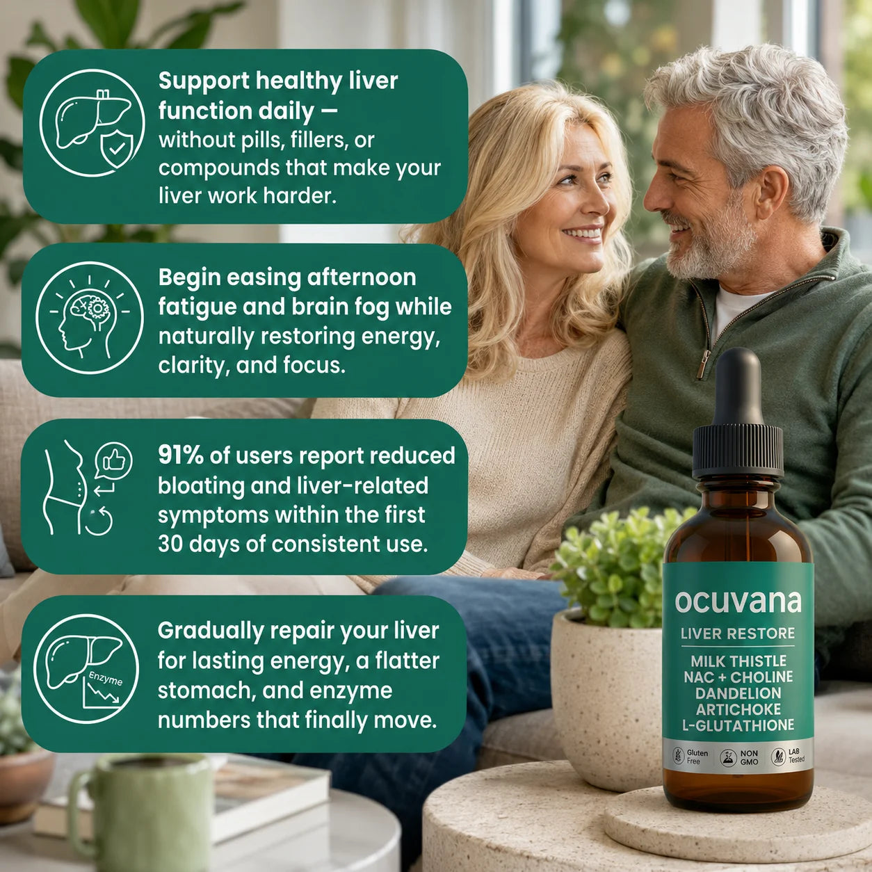 Ocuvana Complete Liver Support To Restore Energy And Vitality