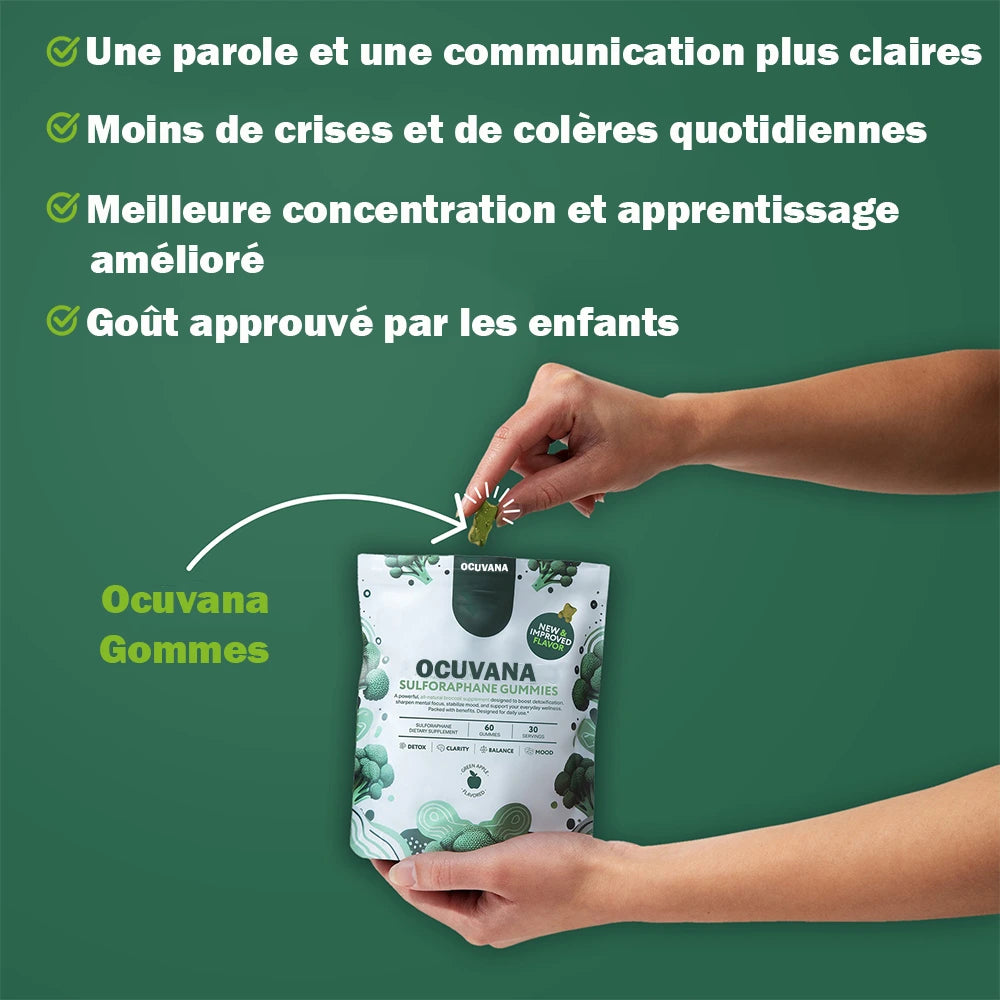 La première gomme détox conçue pour les enfants ayant un retard de langage